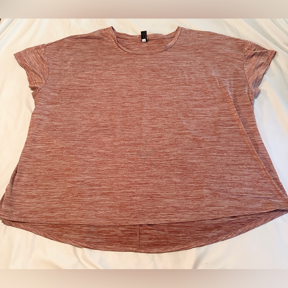 Velocity Red Boxy Workout Tee